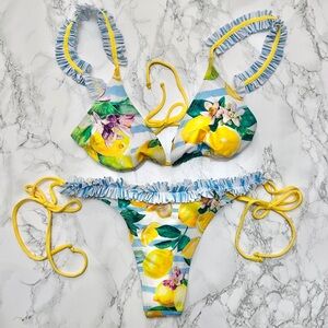 Fashion Nova Find Your Oasis Bikini Swimsuit L/XL NWT